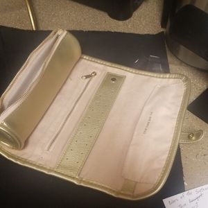 Leopard makeup clutch